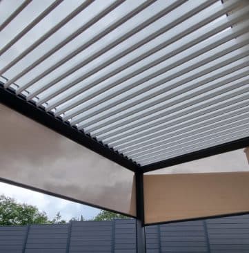 pergola bioclimatique outdoor project bauge en anjou