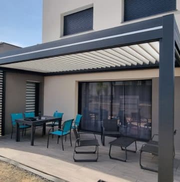 pergola bioclimatique montreuil juigne outdoor project 49